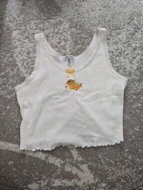 Price Firm 🍓 Y2k Style Cotton Duck Tank